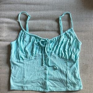 American Eagle Outfitters Aqua Camisole